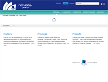 Tablet Screenshot of novatis-group.com